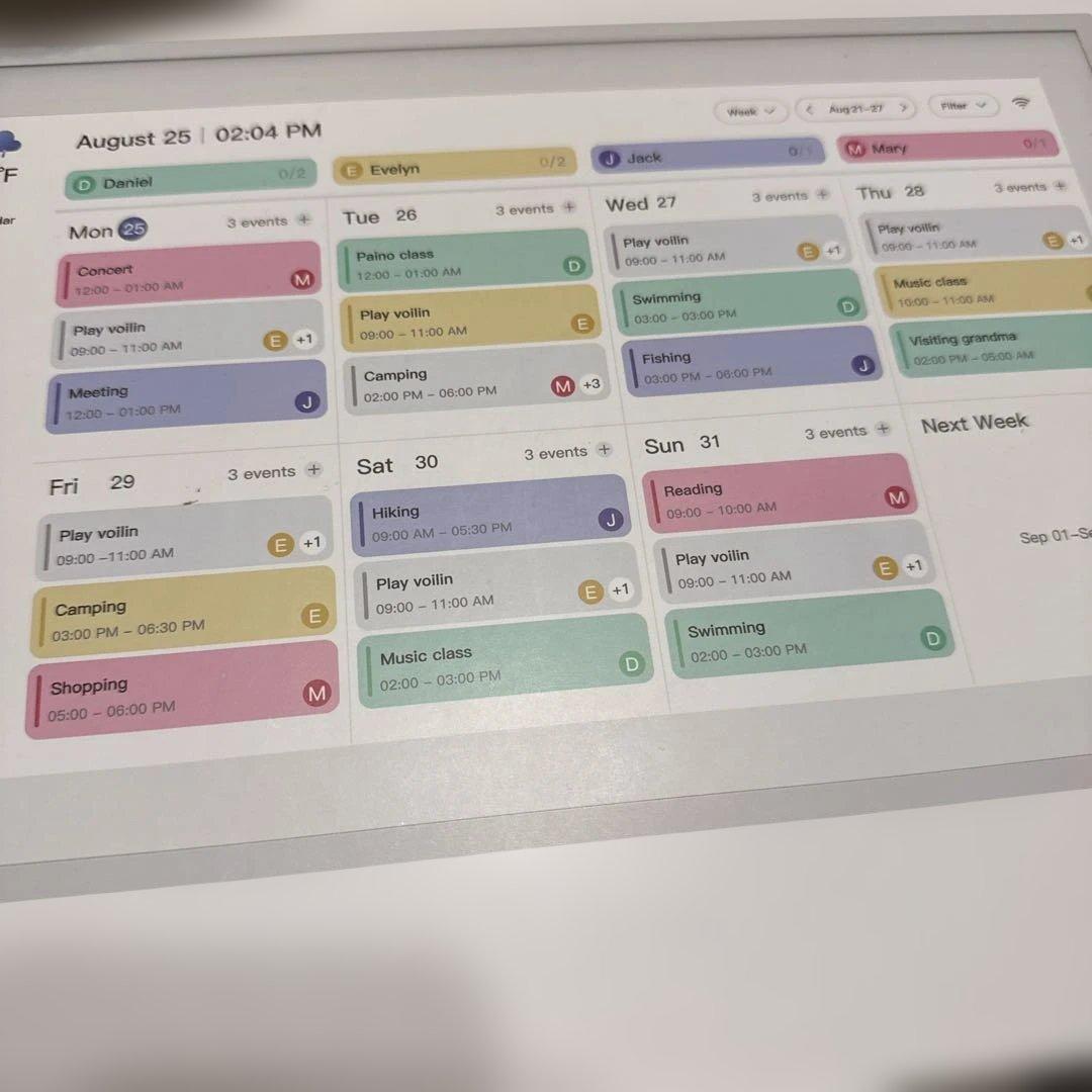 デジタル家族カレンダー 15.6インチ 1920×1080 送料込み