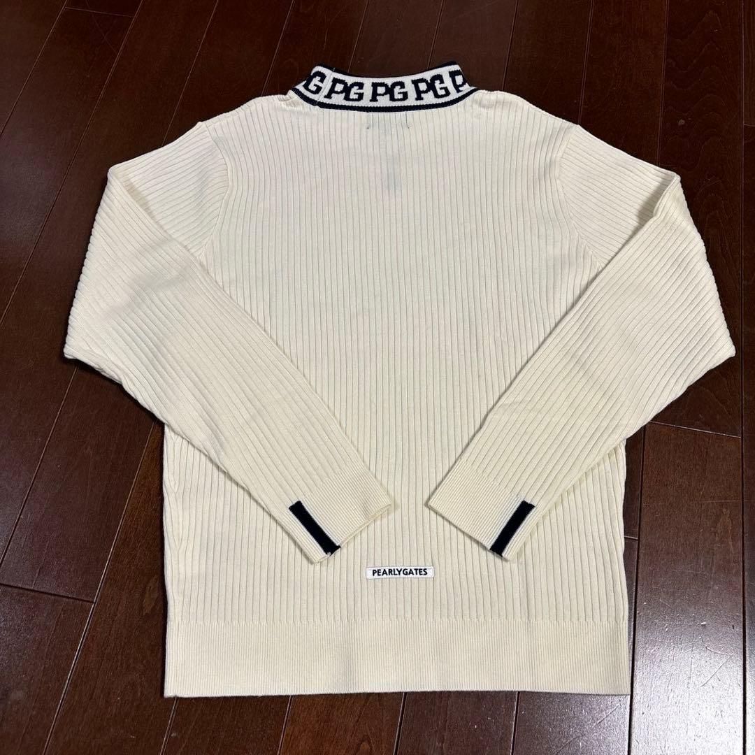 パーリーゲイツ　ウールカシミヤ　ハイネックサイズ5