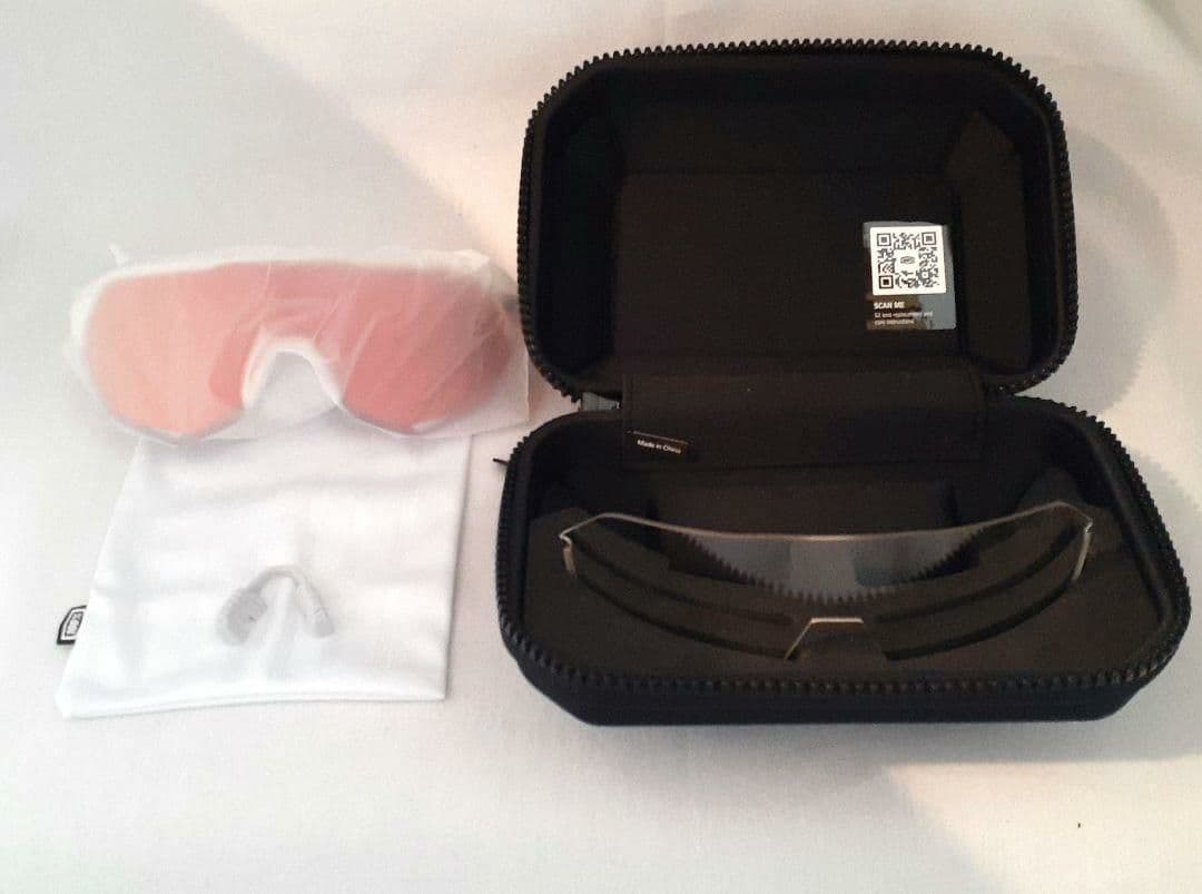 100% S2 ホワイト レッドミラーレンズ ワンハンドレッド サングラス