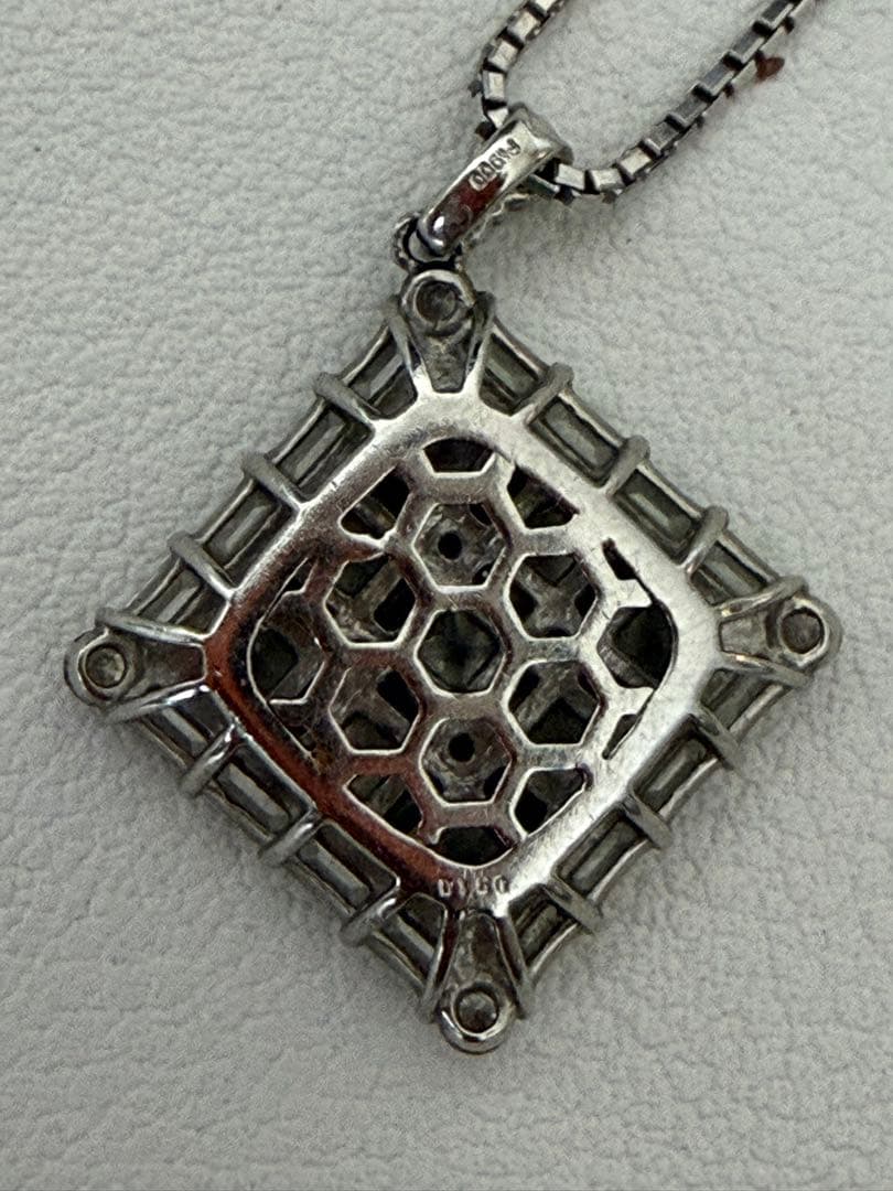 【定価76万】　プラチナ ダイヤモンドネックレス