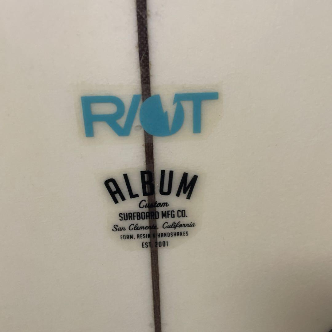 千葉　手渡し限定　アルバム ￼ALBUM ショートボード 白色　EPS クアッド