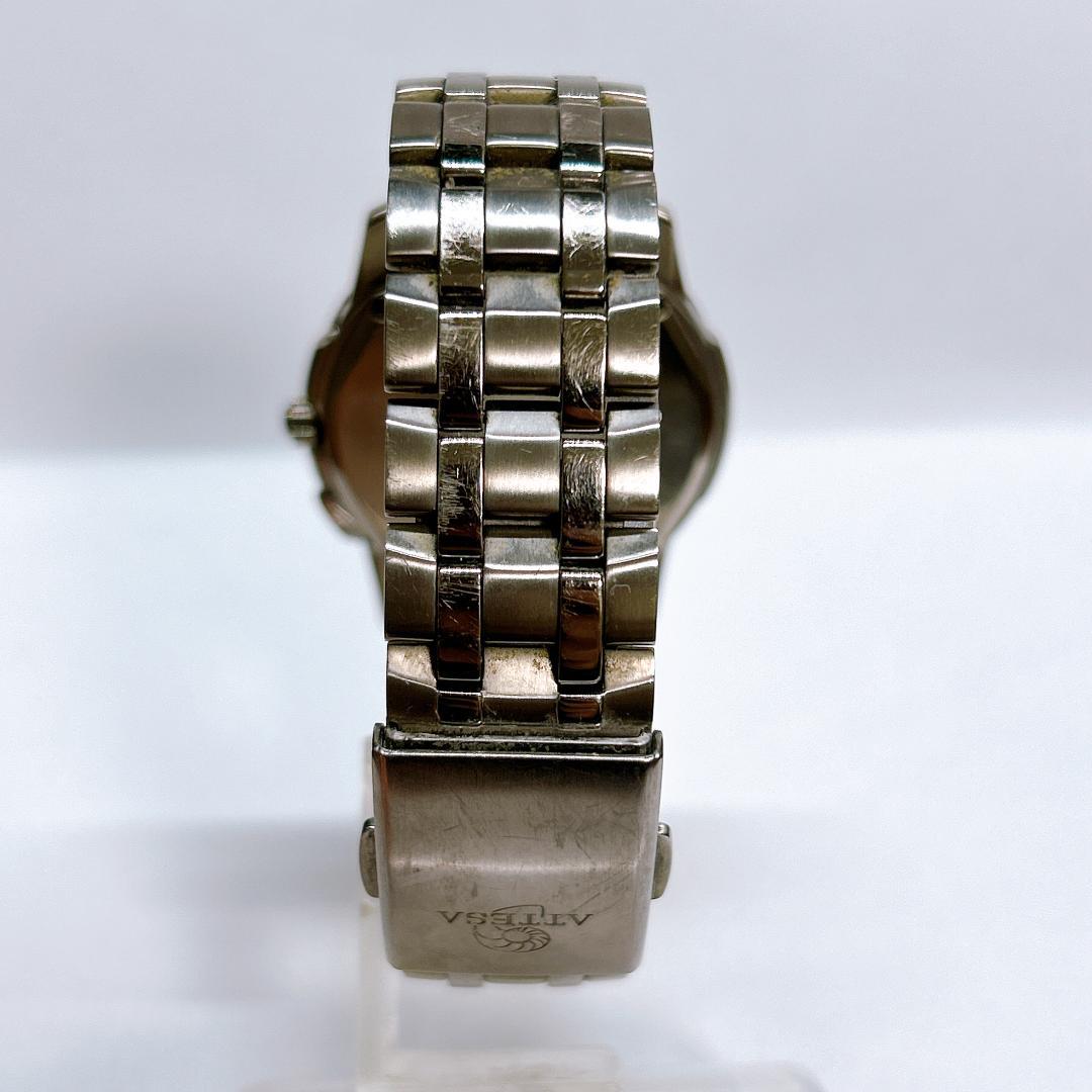 【本日終了】 シチズン アテッサ メンズ 電波時計 H110-T009425TA