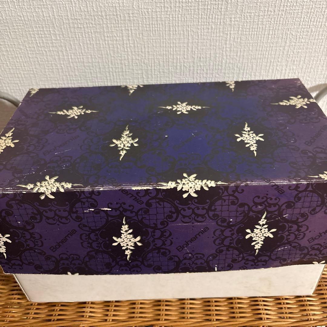 ボヘミアクリスタル 500PK フレアフラワーベース センターピースボウル