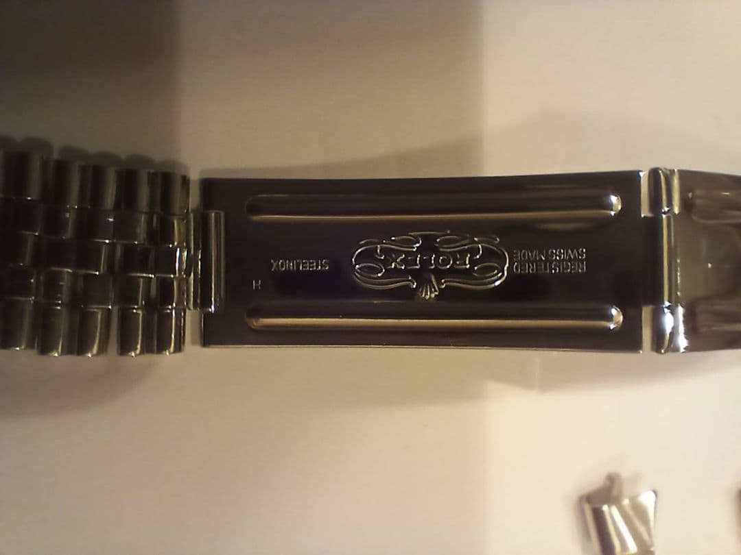 ロレックス　ジュビリーブレス　純正巻ブレス　デベソバックル　美品