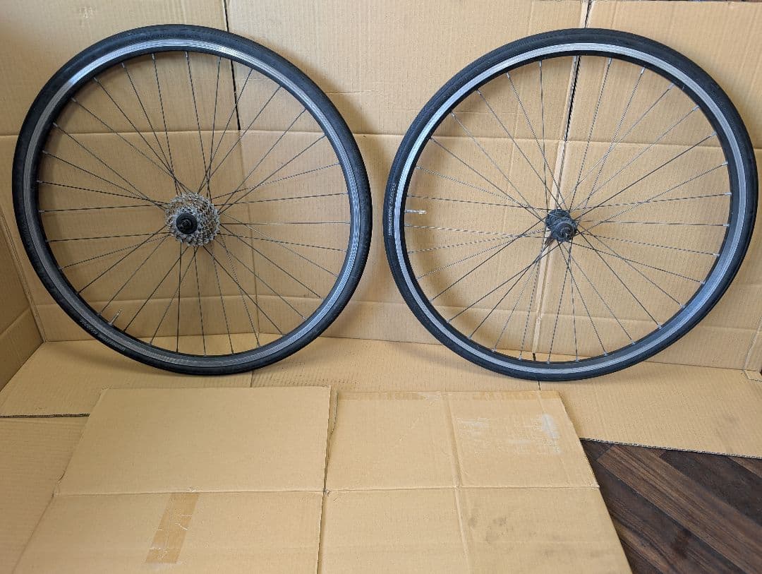 ビアンキ取り外し/クロスバイク用700Cホイール前後セット