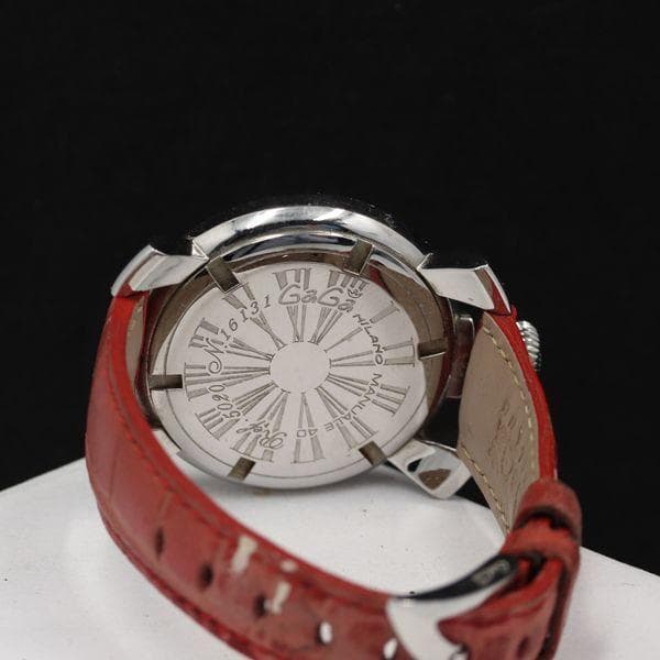 K*i様 【稼働】ガガミラノ マニュアーレ40 QZ 黒文字盤 5020 レディ