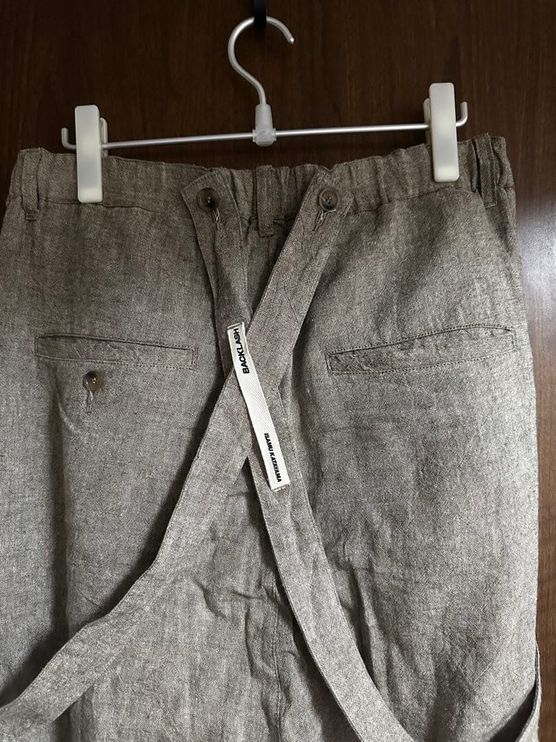 限定値下☆BACKLASH リネンサルエルサロペット ベージュM☆