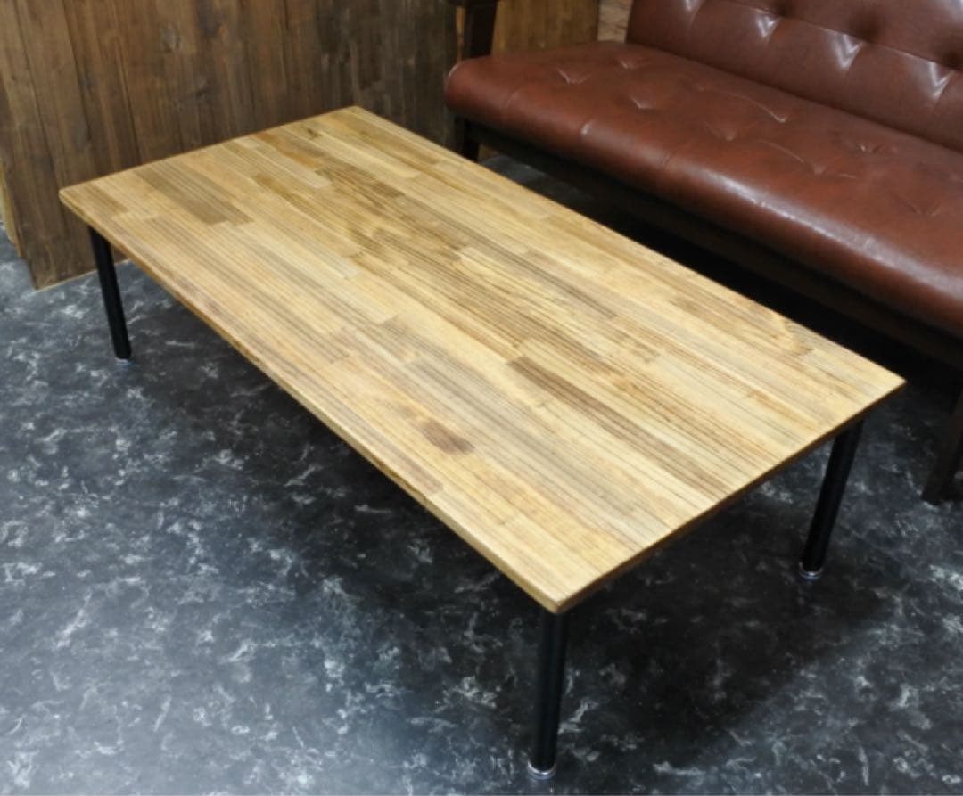 【値下げ可】木製長方形センターテーブル　ローテーブル　1200×700