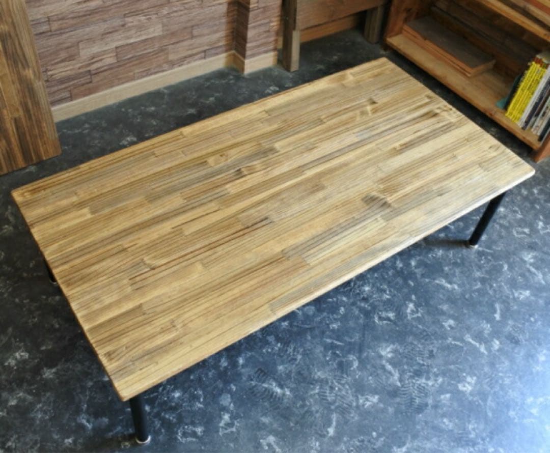 【値下げ可】木製長方形センターテーブル　ローテーブル　1200×700