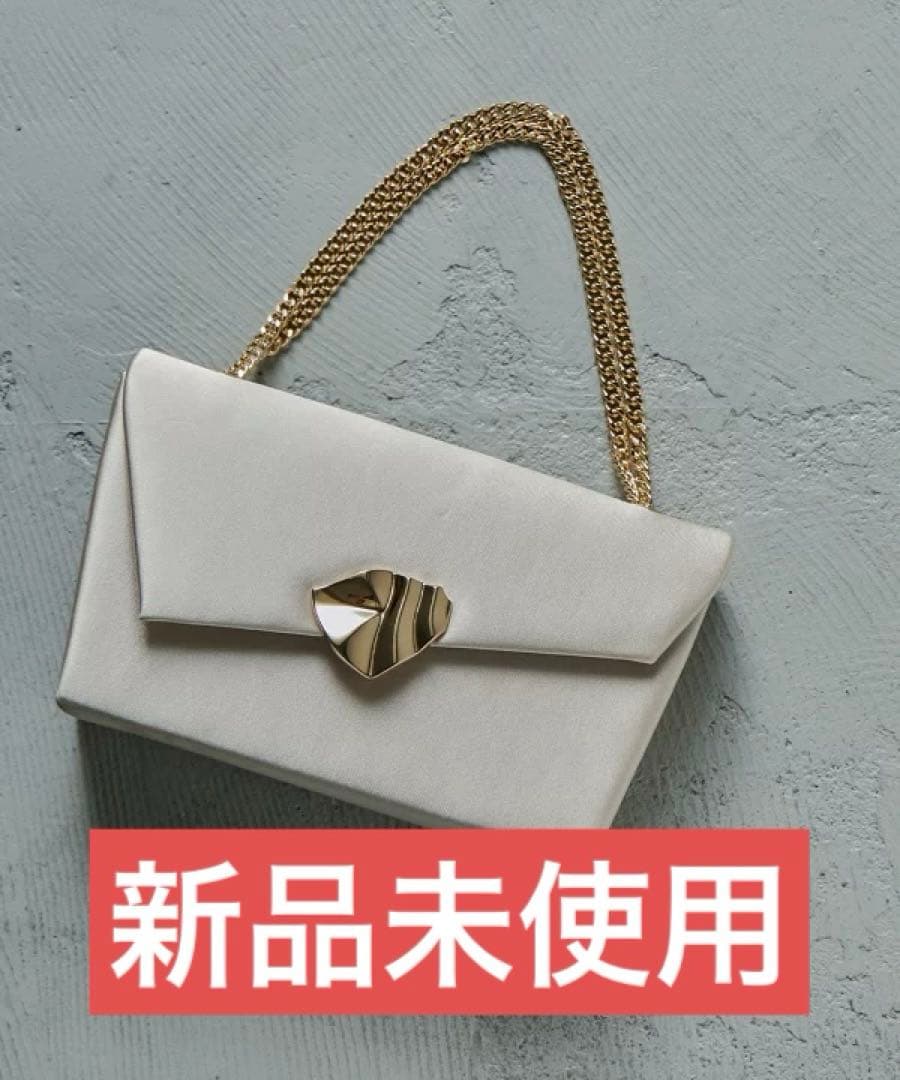 niana ブラスカットフラップバッグ 結婚式バッグ