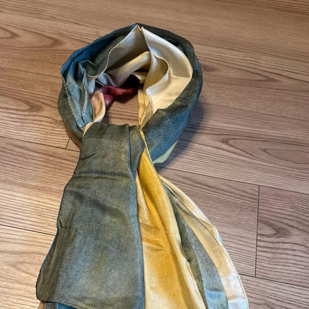 新品未使用☆Mes Demoiselles...ストール　シルク105×150
