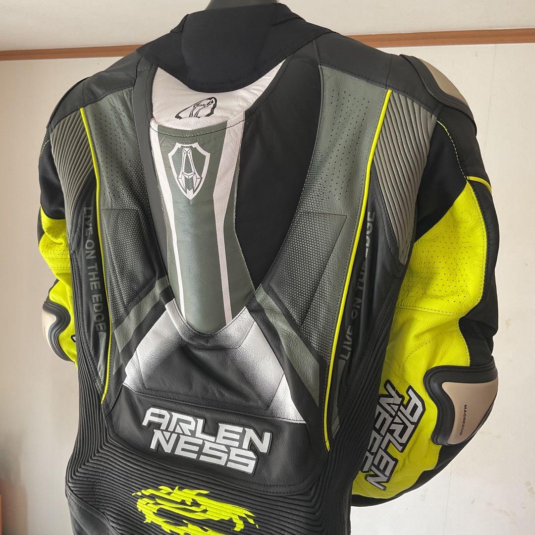 【未使用】ARLENNESSアレンネスレーシングスーツ48サイズ Bk.Ye.