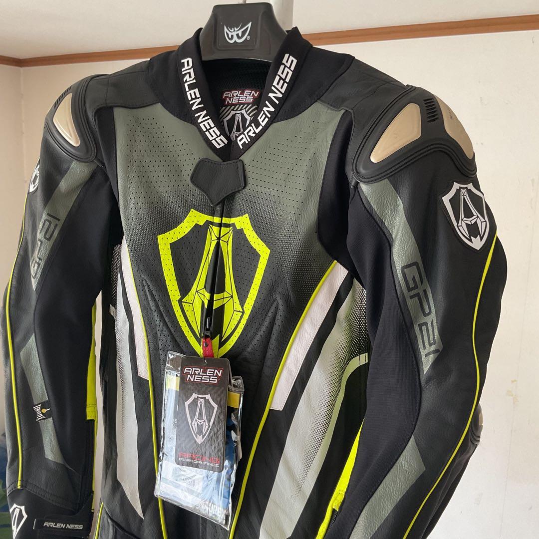 【未使用】ARLENNESSアレンネスレーシングスーツ48サイズ Bk.Ye.