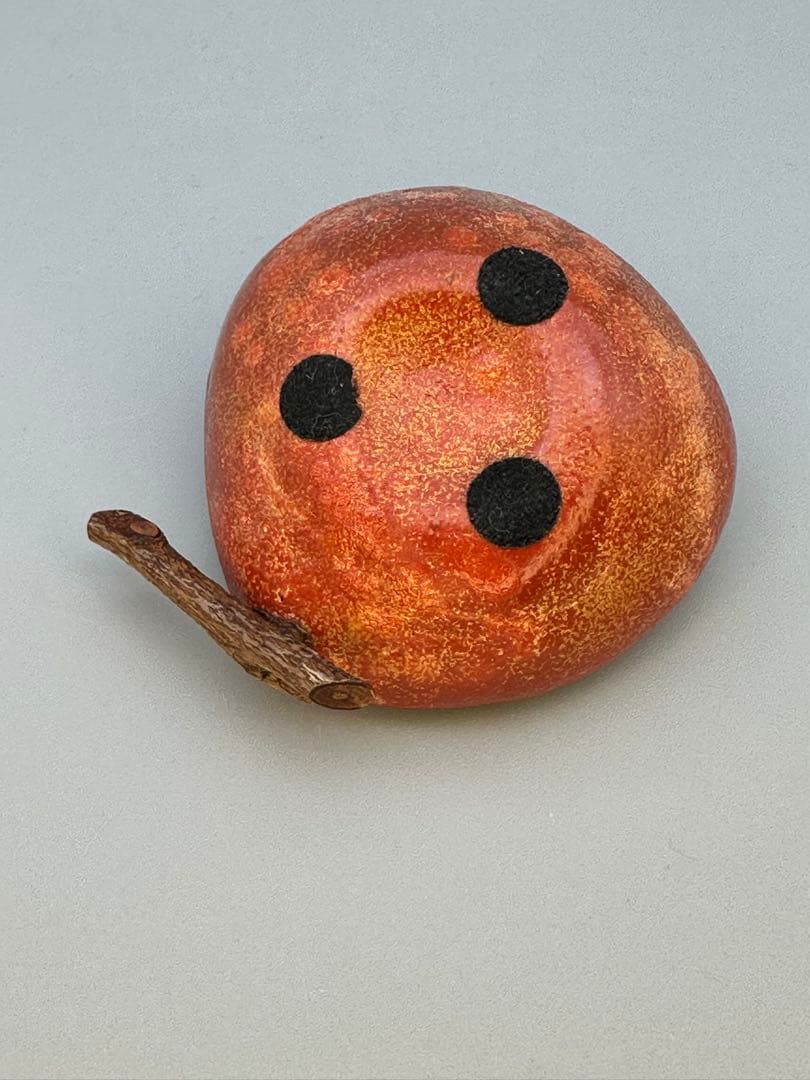 茶道具　香合　川岸充雅　乾漆柘榴