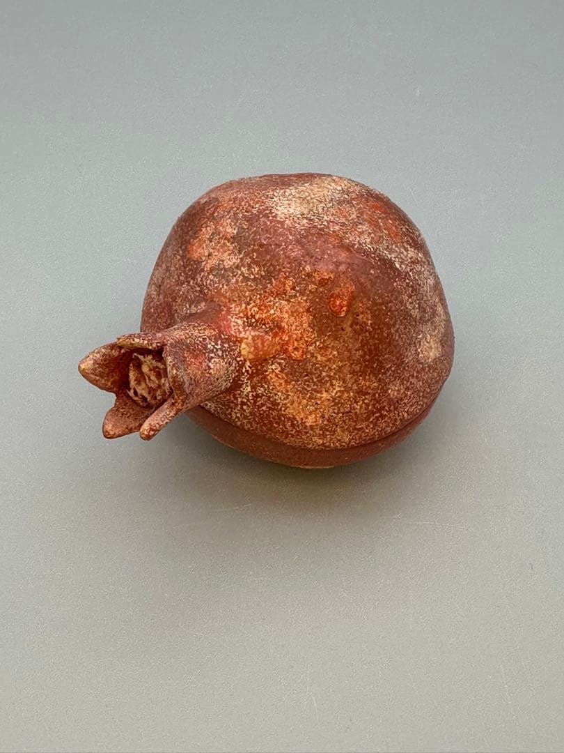 茶道具　香合　川岸充雅　乾漆柘榴