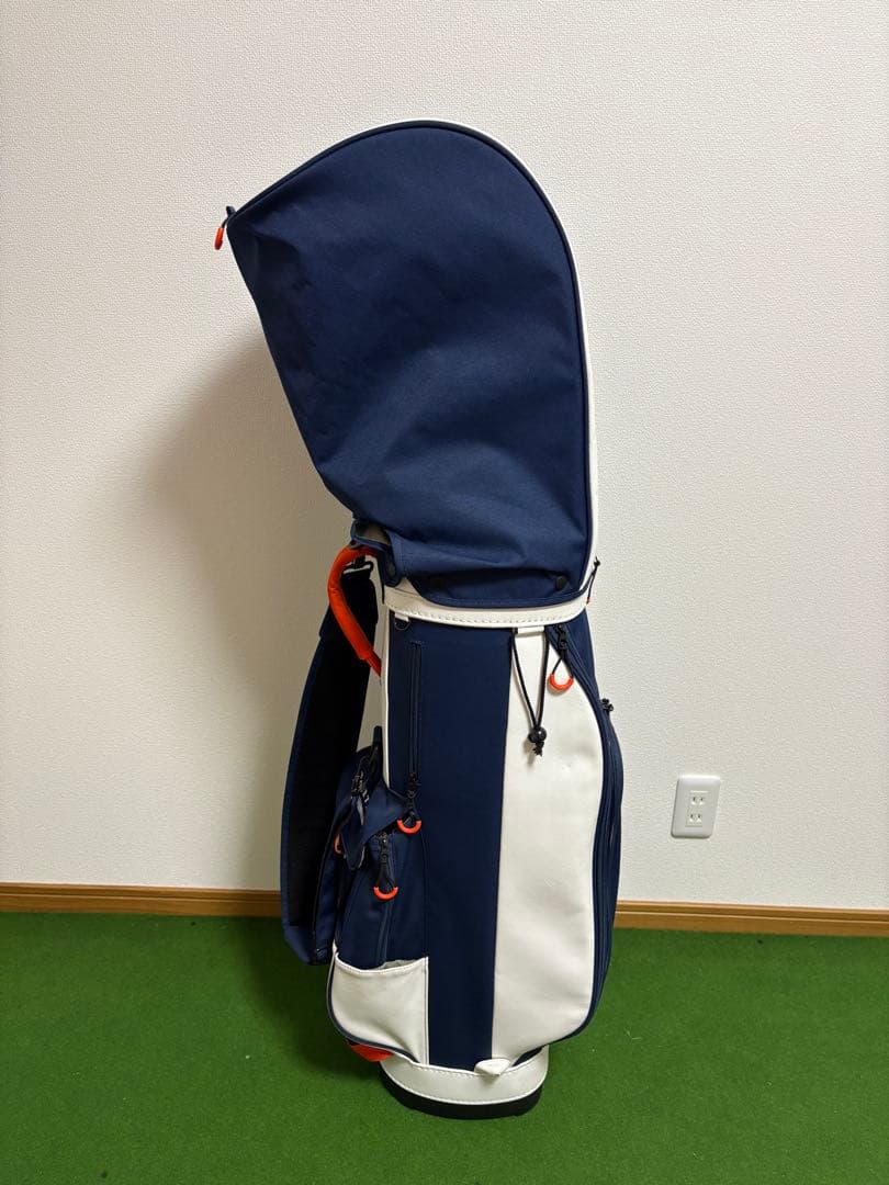 フォーティーン　キャディバッグ　 ネイビー ホワイト