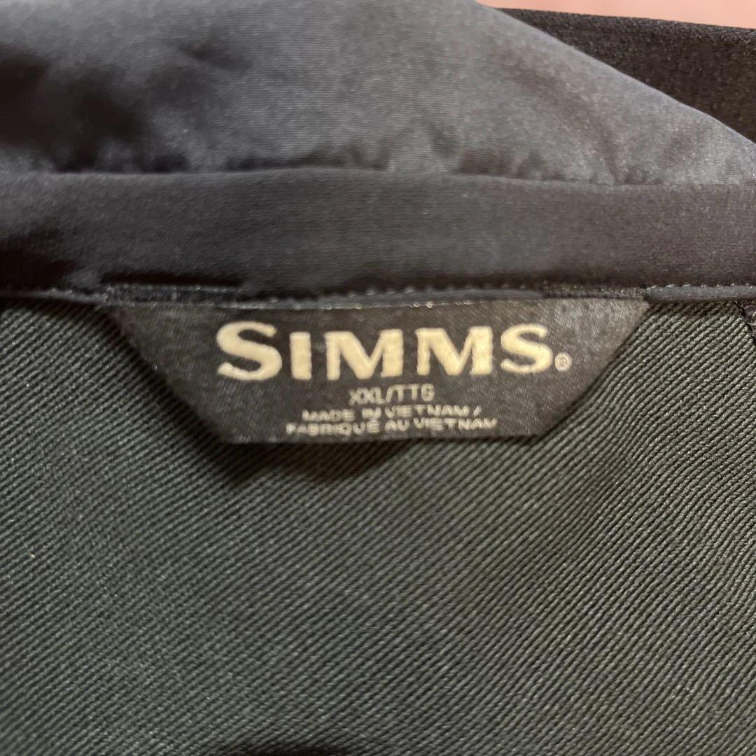SIMMS ビブ　ダークグレー フィッシングパンツ　大きいサイズ　3L