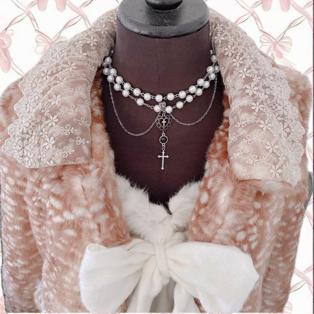 axes femme 姫 バンビ ファーコート 平成 y2k NANA ガーリー