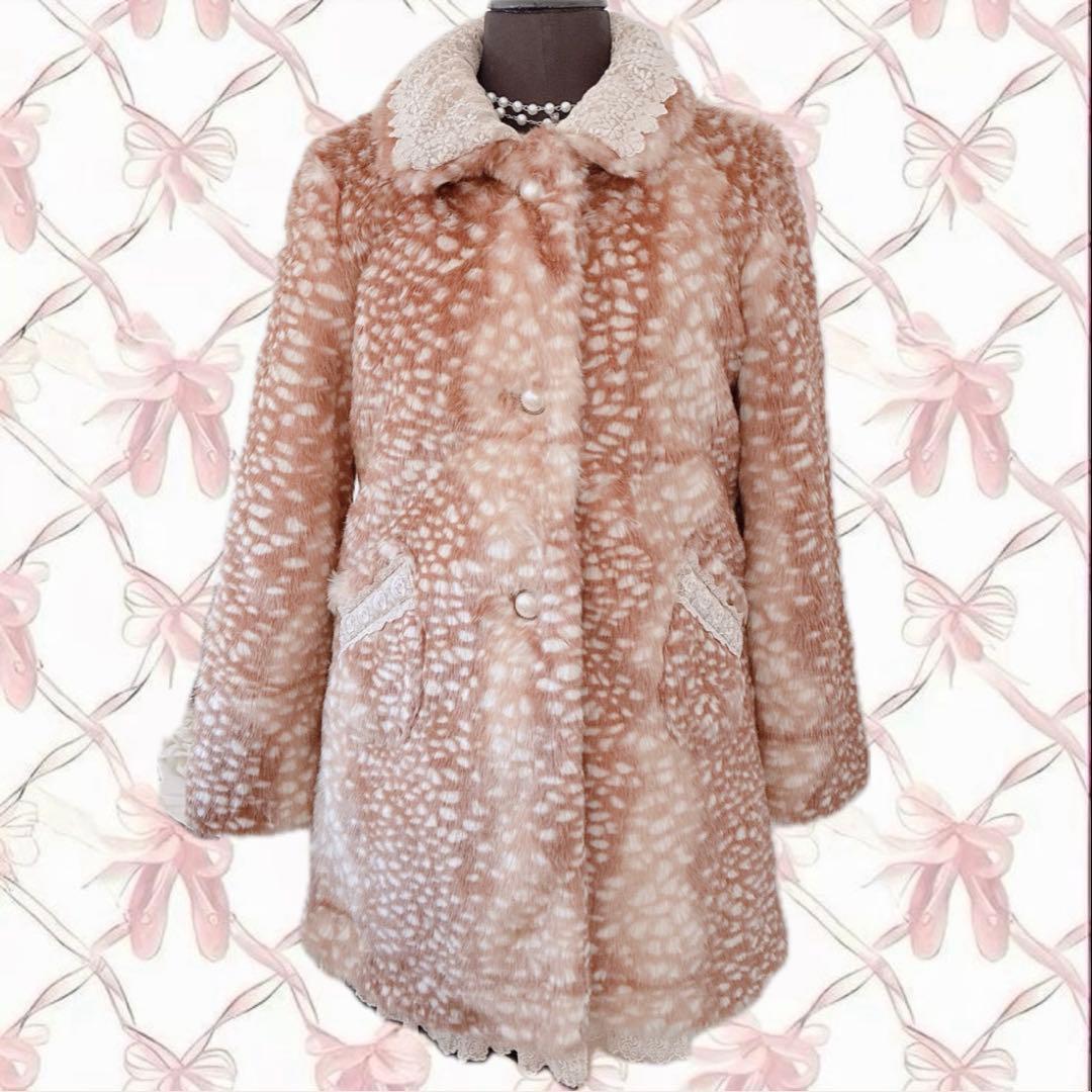 axes femme 姫 バンビ ファーコート 平成 y2k NANA ガーリー