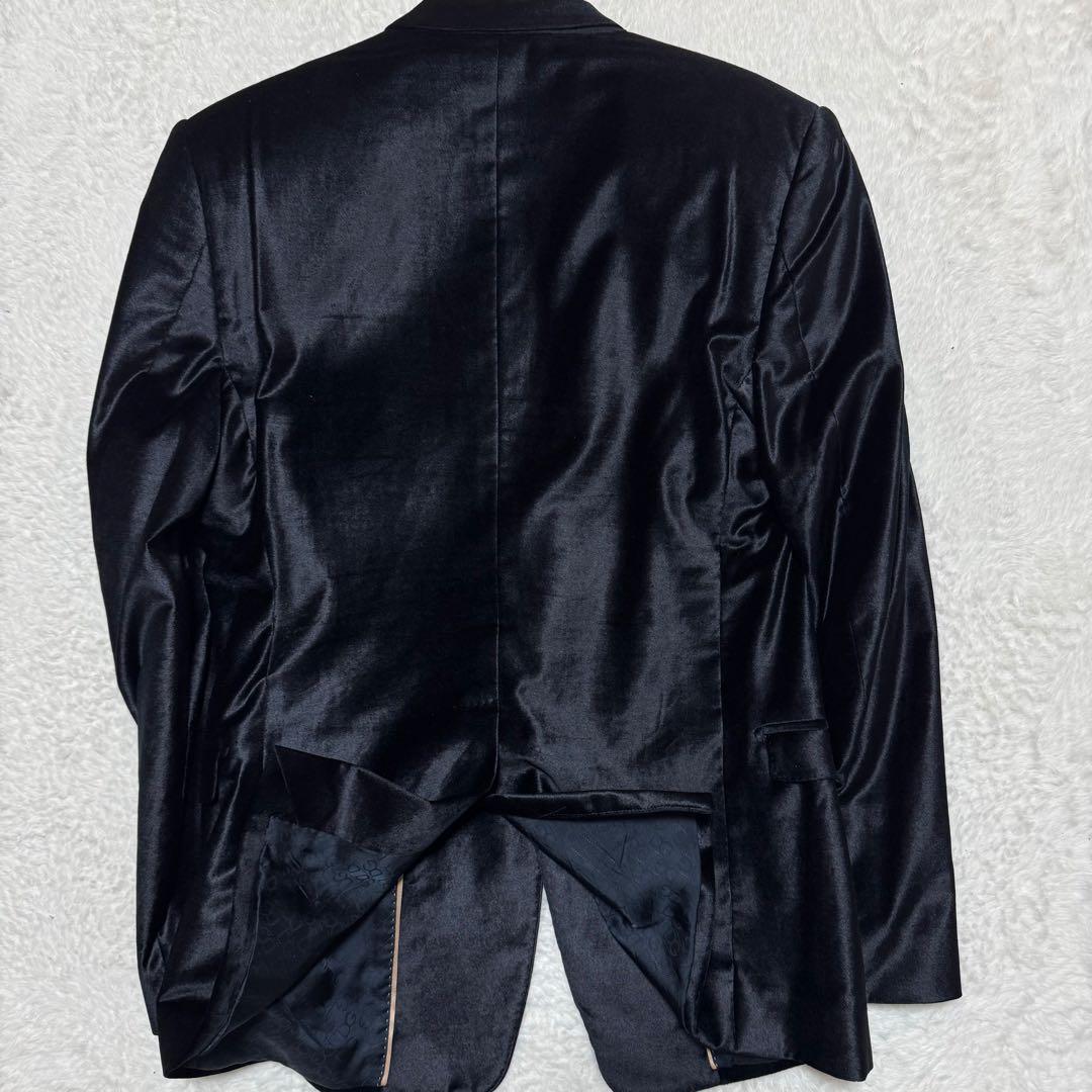 美品！XXL相当！ドルチェ&ガッバーナ ベロアジャケット タキシード GOLD