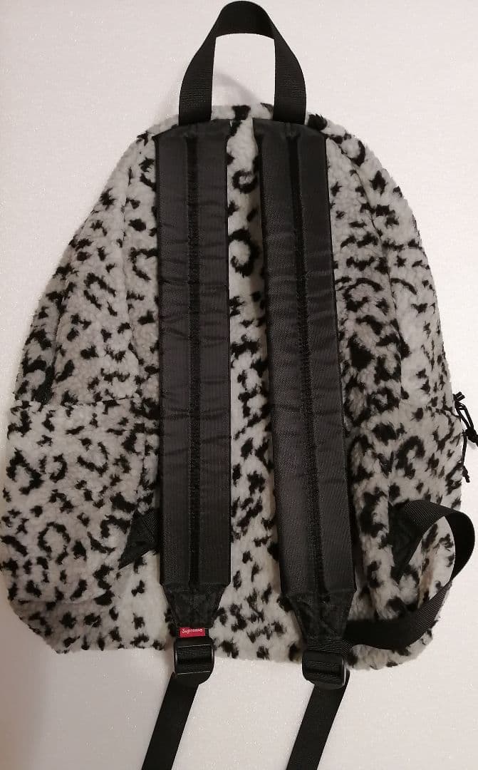 シュプリーム バックパック レオパード ヒョウ柄 リュック ホワイト