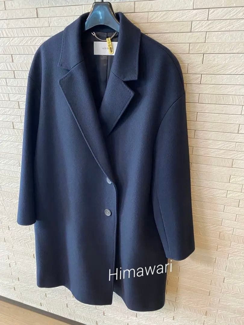 2/28終了【高品質】アドーア　コート　コンパクトメルトン　テーラードコート