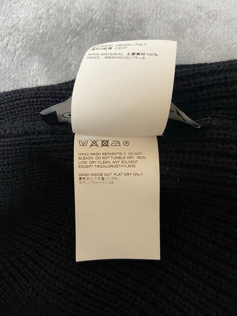 OUR LEGACY 23AW ビーニー BLACK WOOL KNIT CAP