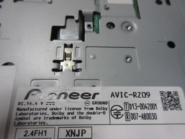 値引き不可　carrozzeria AVIC-RZ09 2024年地図データ