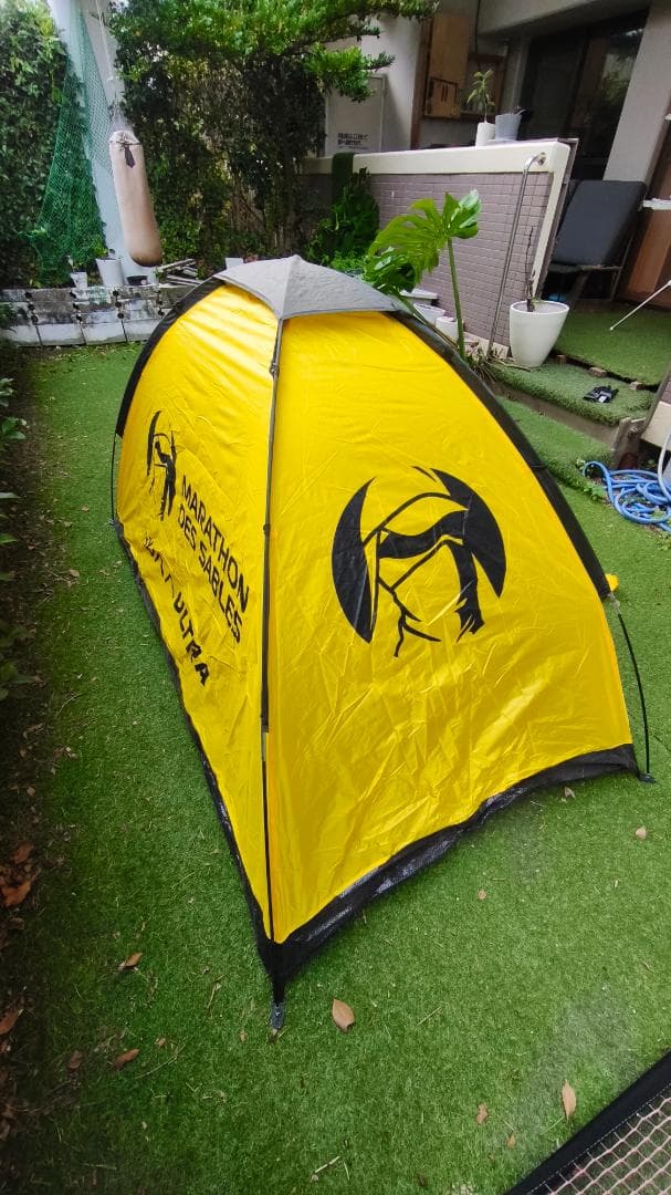 MARATHON DES SABLES ULTRA イエロー テント