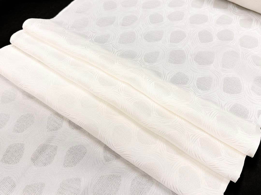 ❗️出品削除ご案内❗️小松織　紋紗長襦袢　正絹紗長襦袢反物　夏長襦袢　単衣長襦袢