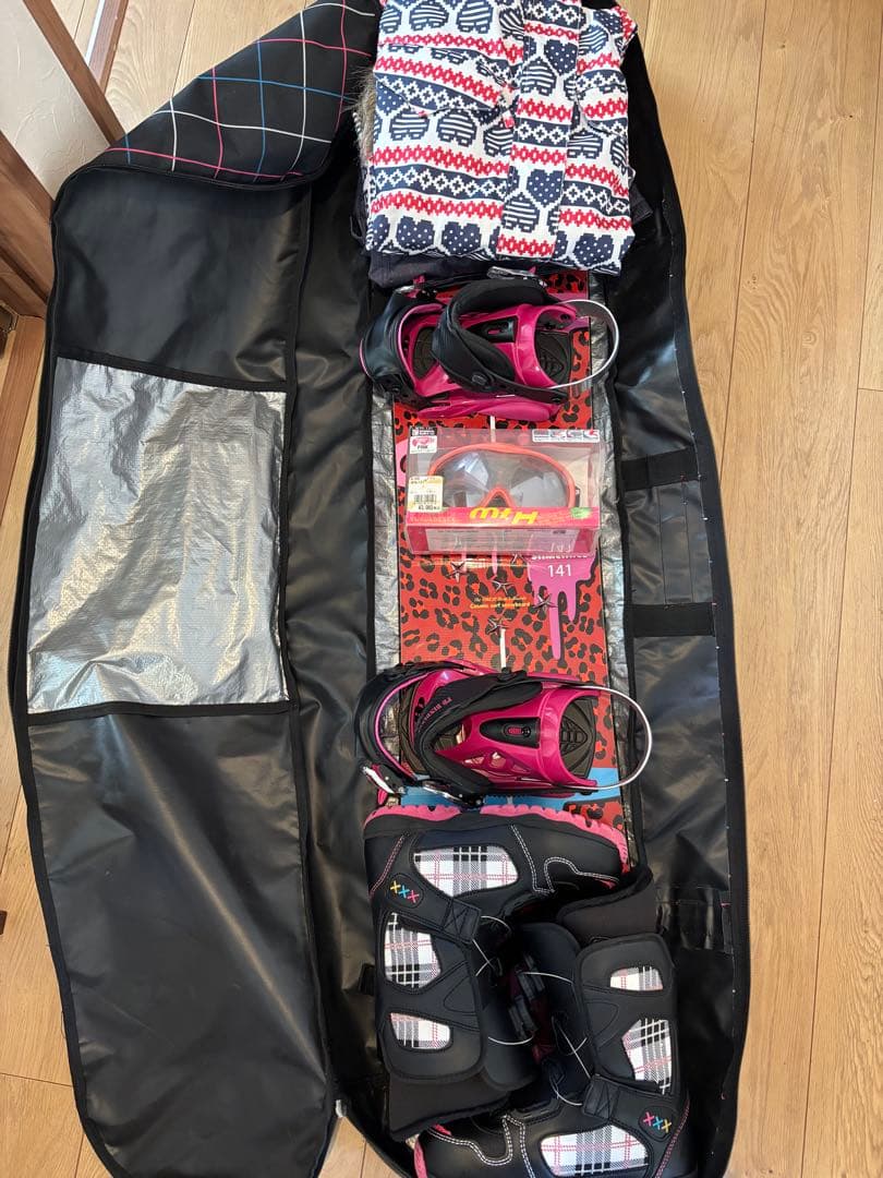 Cosmic Surf Slimelines 141 スノーボード5点セット