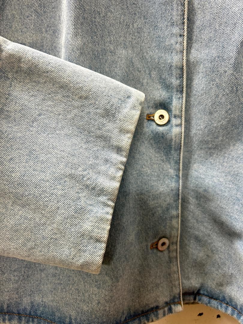 LOEWE ロエベ 21AW ワイドスリーブ デニムジャケット インディゴ 32