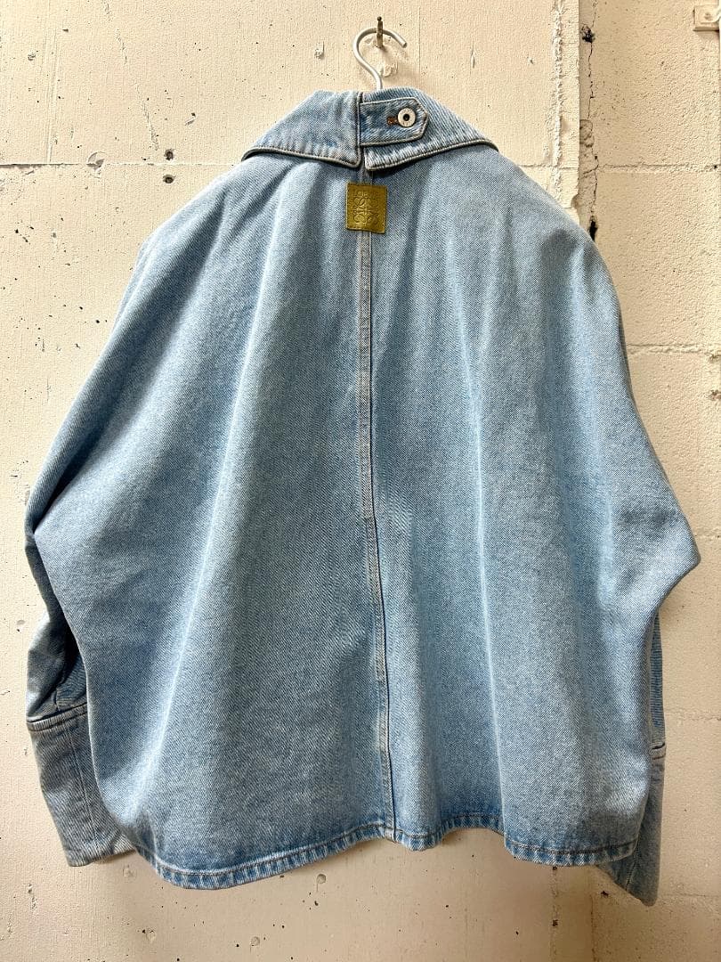 LOEWE ロエベ 21AW ワイドスリーブ デニムジャケット インディゴ 32