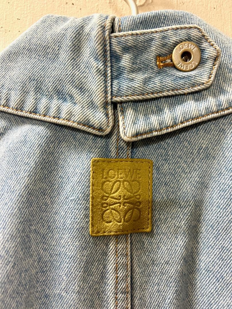 LOEWE ロエベ 21AW ワイドスリーブ デニムジャケット インディゴ 32