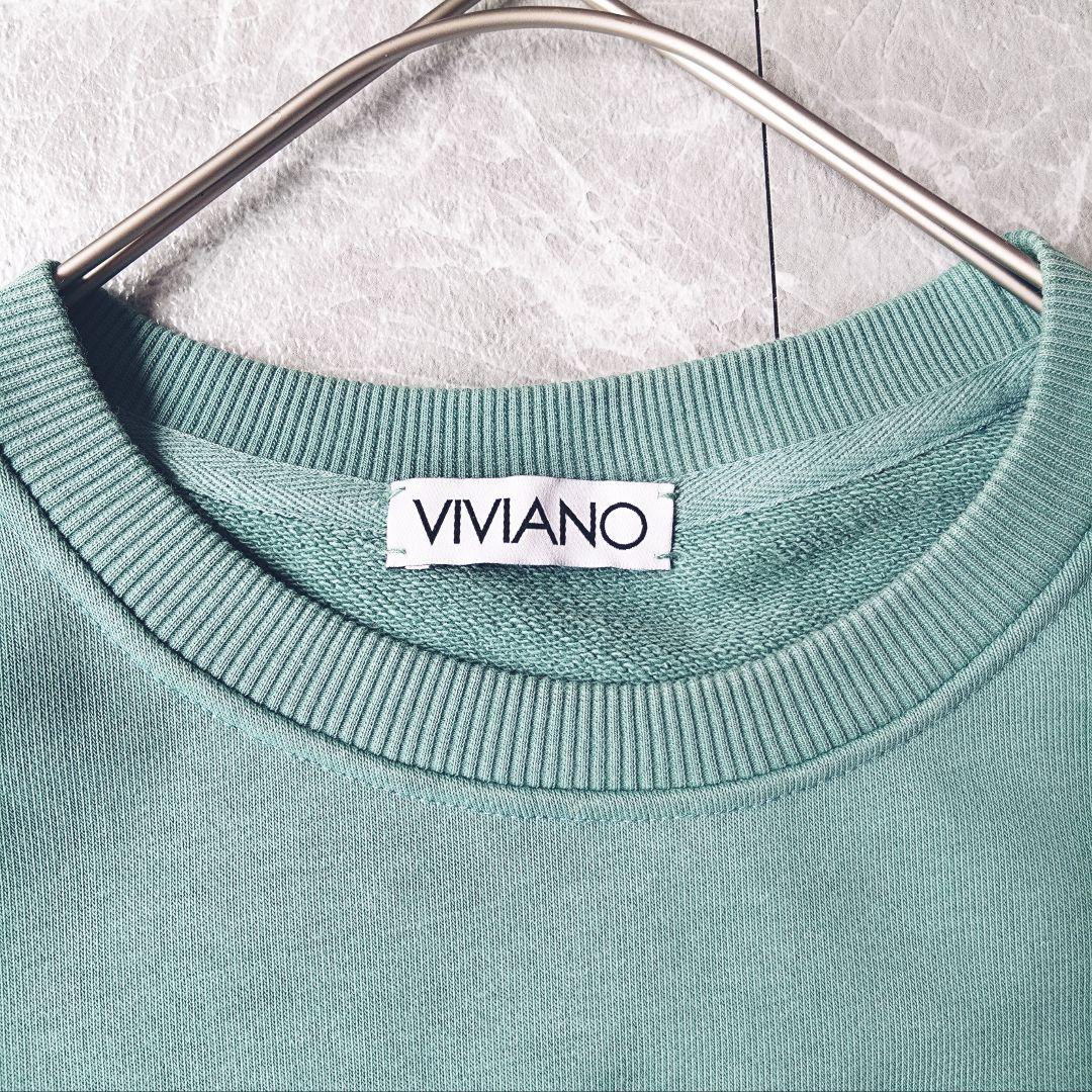 VIVIANO チュールレイヤードクルーネックスウェット 23AW サイズМ