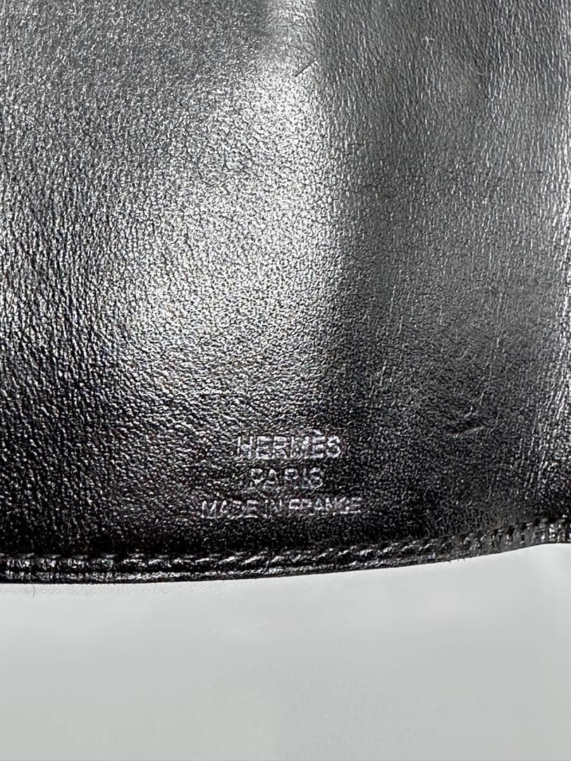 HERMES ベアン 6連キーケース　Hシルバー金具　(329-930)