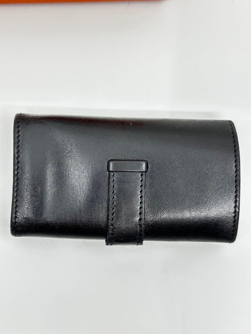 HERMES ベアン 6連キーケース　Hシルバー金具　(329-930)