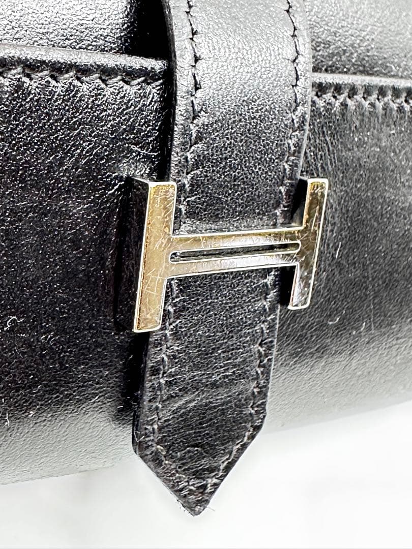 HERMES ベアン 6連キーケース　Hシルバー金具　(329-930)