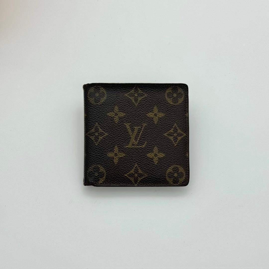 ヴィトン モノグラム ポルトフォイユ マルコ 二つ折り 財布 コンパクト