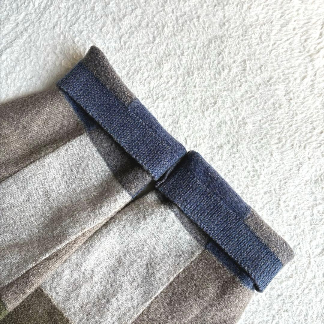 極美品 イイネス 佐藤繊維 ウールニットコート ロングコート ショップチャンネル