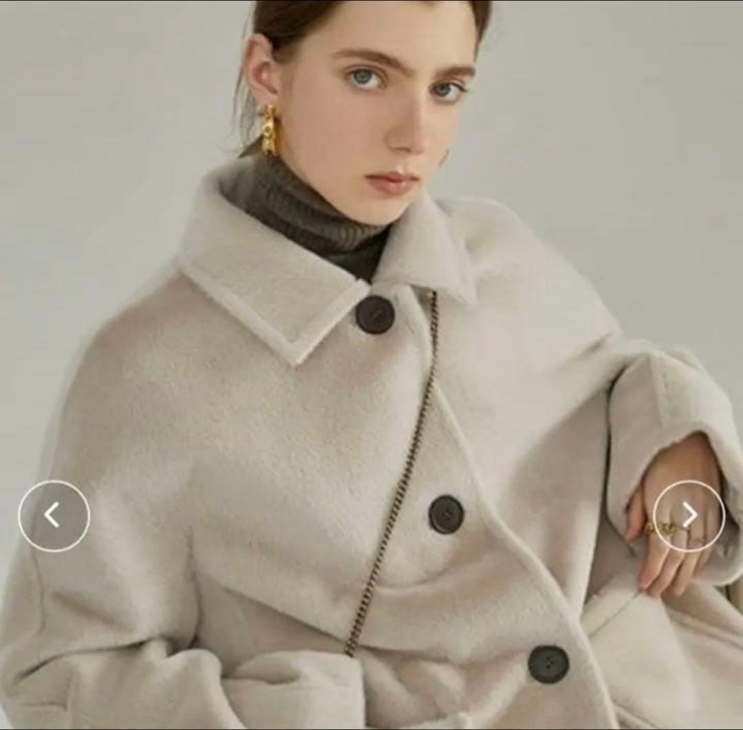 〔最終値下げ〕【Fano Studios】ワイドスリーブ シャギーコート