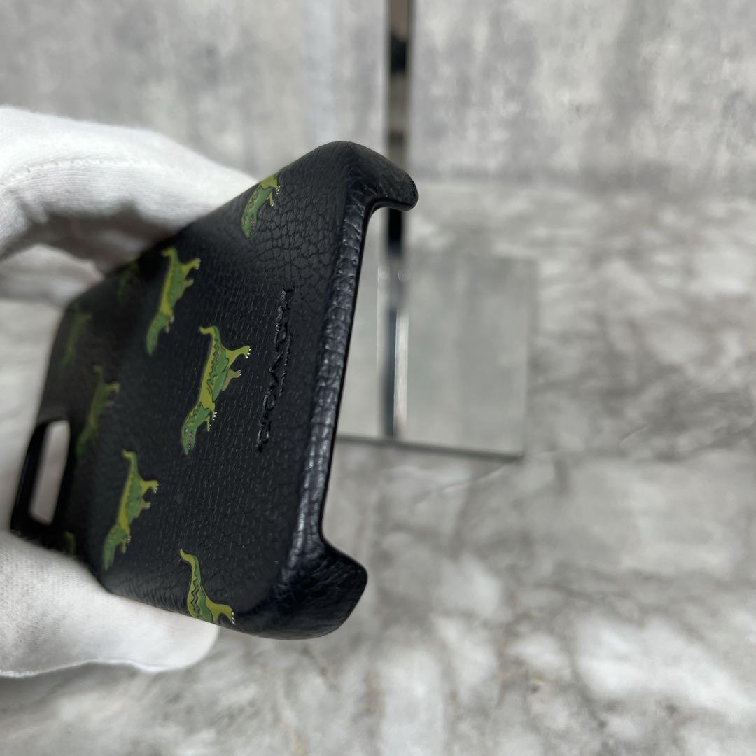 【美品•箱付き】COACHコーチ iPhone16ケース 恐竜柄 スマホケース