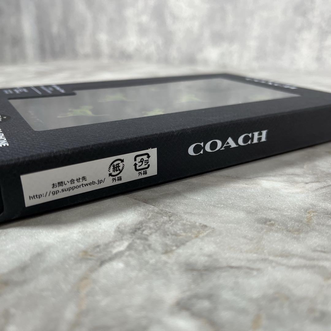 【美品•箱付き】COACHコーチ iPhone16ケース 恐竜柄 スマホケース
