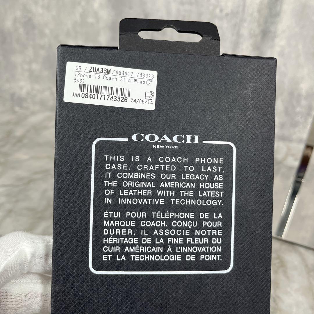 【美品•箱付き】COACHコーチ iPhone16ケース 恐竜柄 スマホケース