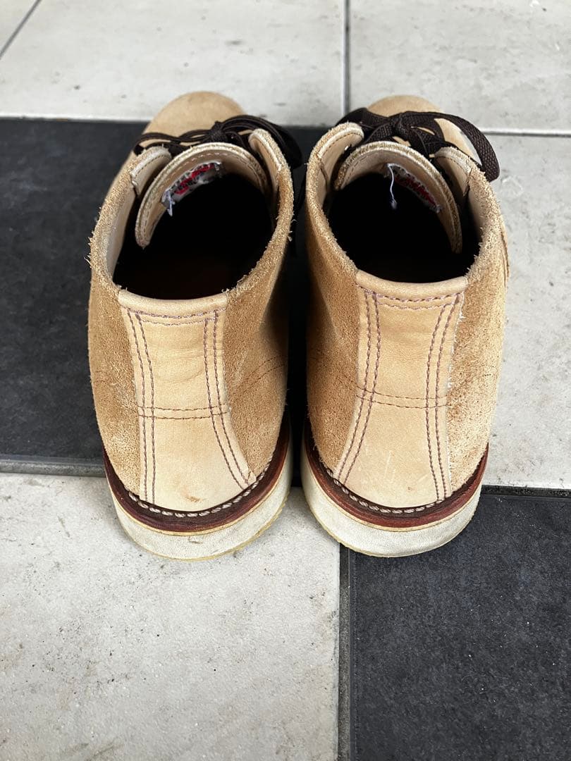 レッドウイング　3145 ベージュ スエード チャッカブーツ　27.5