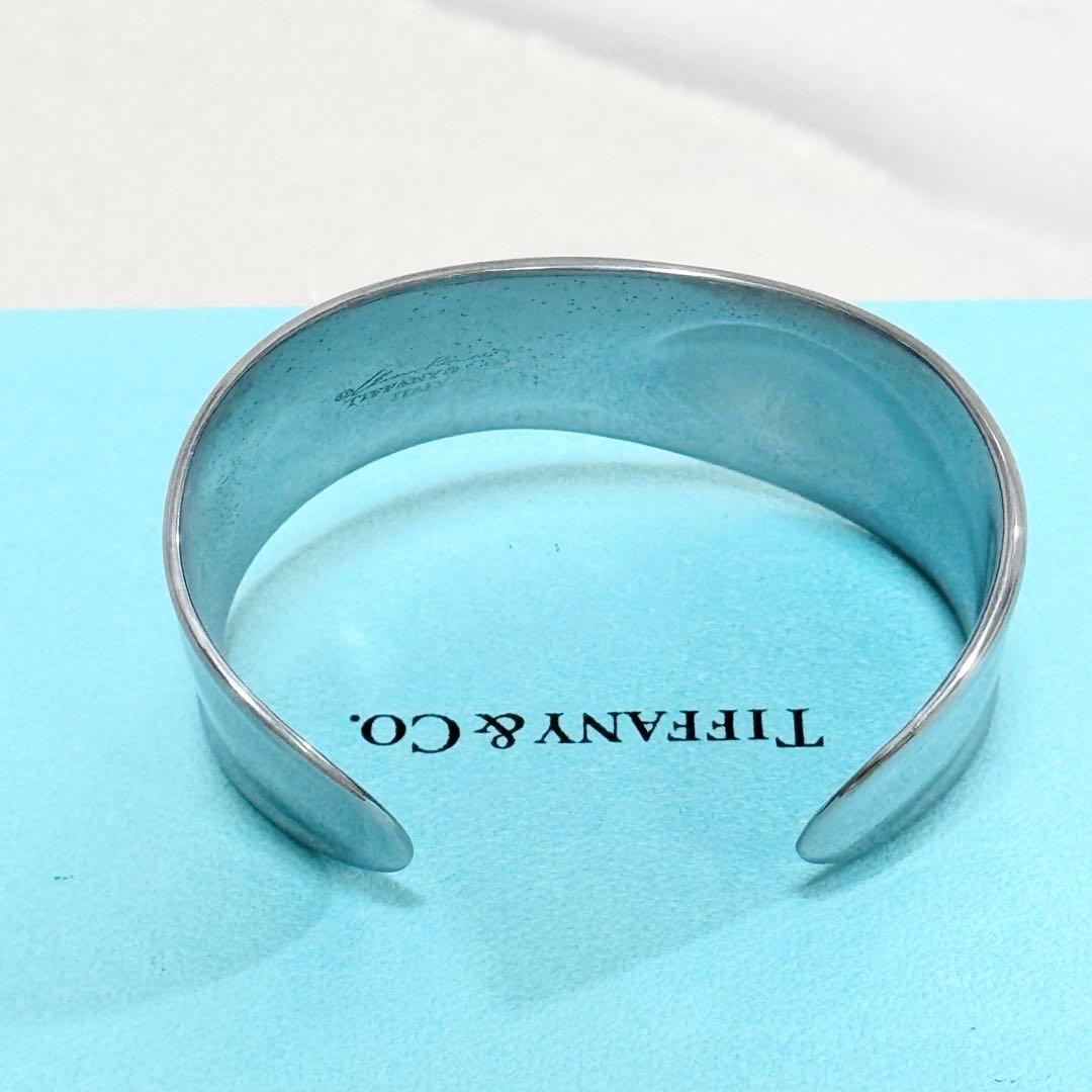 ティファニー ボーンカフ バングル ブレスレット ルテニウム コッパー シルバー