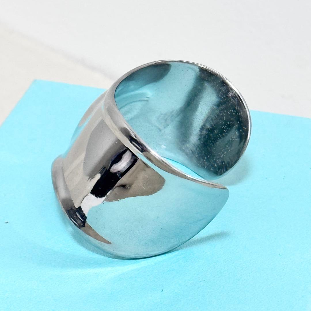 ティファニー ボーンカフ バングル ブレスレット ルテニウム コッパー シルバー