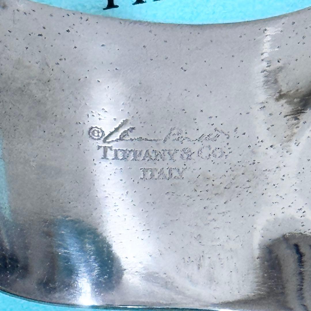 ティファニー ボーンカフ バングル ブレスレット ルテニウム コッパー シルバー