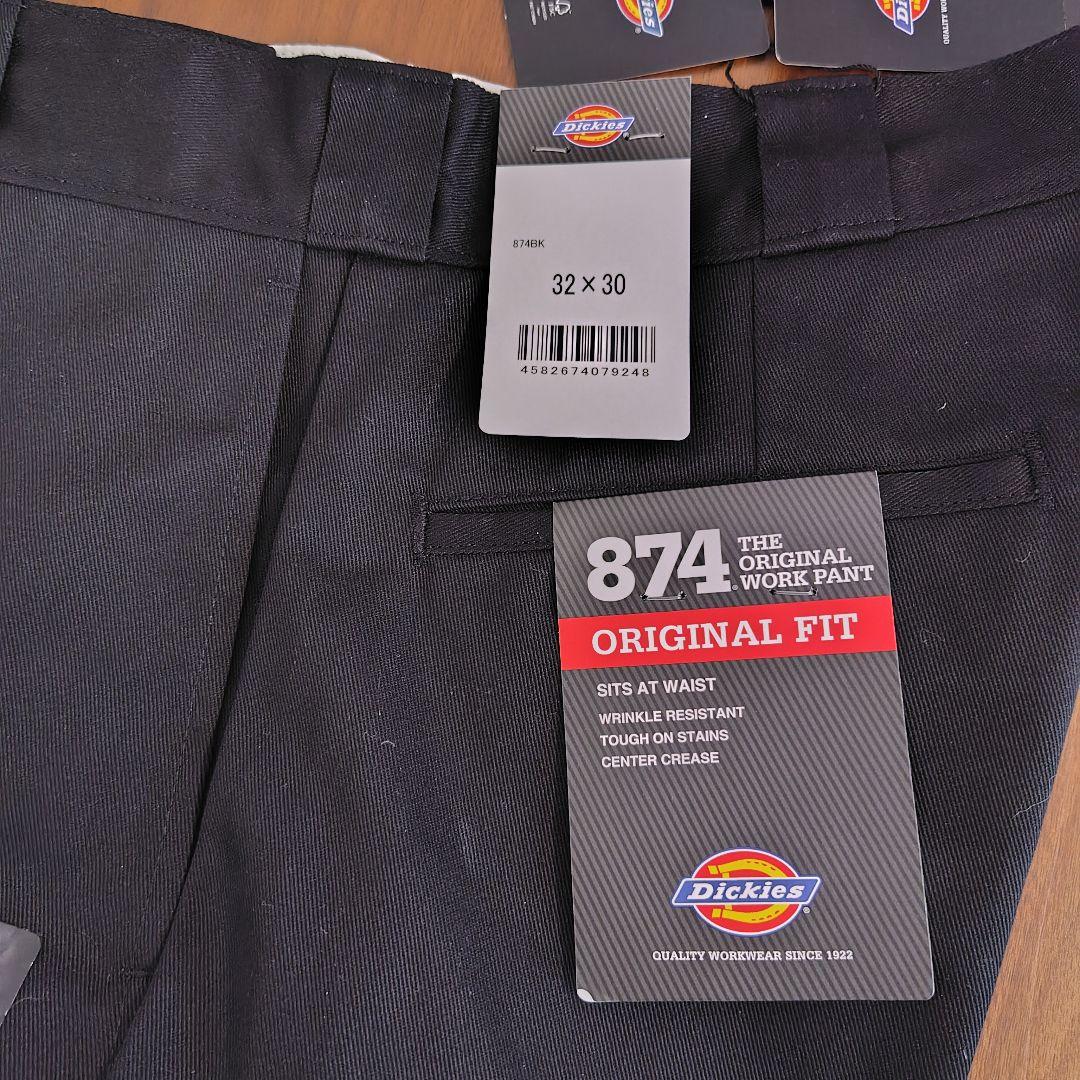 黒ディッキーズ874スタッズカスタム■W32×L30キムタク木村拓哉HTC