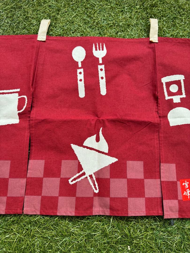 スノーピーク 野簾 Noren のれん レッド FES-041 雪峰祭2014